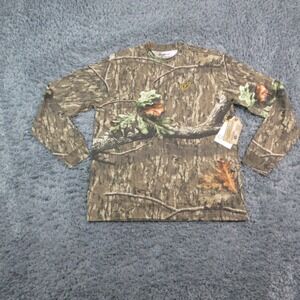 Shield Shirt Mens L Beige Camouflage Long Sleeve Crew Neck Tagless NWT